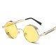 2022 Classic Round Black Lens Sunglasses